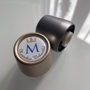 Sektflaschenverschlüsse - Handlackiert